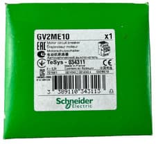 Image of Schneider Electric GV2ME10 TeSys GV2 Motor Circuit Breaker 4–6.3A New in Box