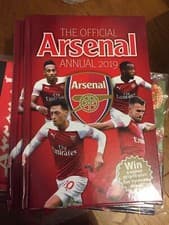Image of The Official Arsenal Annual 2019 by Arsenal FC RRP £8.99 NEW-unread