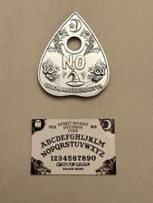 Image of Salem Massachusetts Spirit Board Decision Coin YES / NO Planchette Style