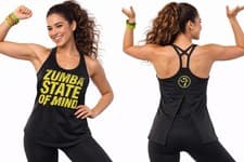 Image of NWT Zumba State of Mind Halter Top SZ M Bold Black $25 FREE SHIPPING #030 😊🙏