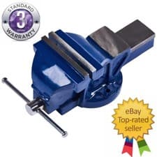 Image of 6" Heavy Duty Fixed Bench Vice With Large Anvil Cast Iron Body 3 Years Warranty