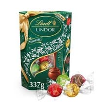 Image of Lindt Lindor Assorted Chocolate Truffles with Pistachio Limited Edition 337g