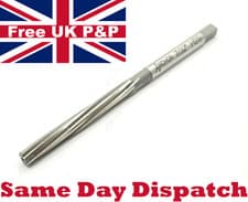 Image of Anchor Spiral Flute Hand Reamer Straight Shank Imperial Milling HSS M2 7/32"