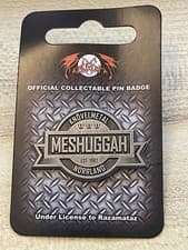 Image of Official Meshuggah Logo Metal Badge Brand New