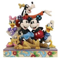 Image of Retired Disney Traditions Mickey Mouse & Friends 'Sensational Six'' figurine