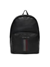 Image of Tommy Hilfiger Black Men Backpack Laptop School College Work Original New