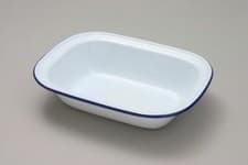 Image of Nimbus White Oblong Pie Dish - 16cm