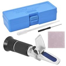 Image of Antifreeze Liquid Coolant Tester Battery Auto Car Handheld Refractometer Tool UK