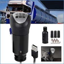 Image of USB American Truck Simulator Shifter, Gearshift Knob for ATS & ETS2 Games