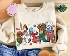 Image of Custom Name Disney Moana Maui Hei Hei and Pua Unisex Adult Kid Tee 660827