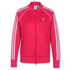 Image of Adidas Superstar TT Track Top sports jacket training jacket GD2375 Power Pink 34