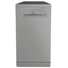 Image of Hotpoint Freestanding Slimline Dishwasher - Silver Quick wash Adj HP2FE10CS90SUK