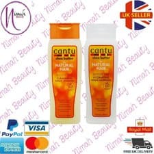 Image of Cantu Shea Butter Cleansing Shampoo & Hydrating Conditioner Sulfate Free 400ml