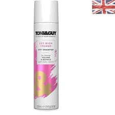 Image of Toni & Guy Sky High Volume Dry Shampoo - 250ml Volumizing Spray for Fine Hair