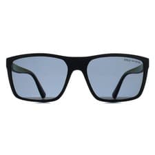 Image of Polo Ralph Lauren Sunglasses PH4133 558981 Shiny Dark Grey Dark Grey Polarized