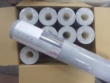 Image of Grey Wallpaper - Thick Textured - Heavy Duty - Blown Vinyl - 51163409  Paintable