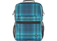 Image of HP Laptop Backpack Tartan Campus XL Plaid Blue Padded For 13 14 15.6