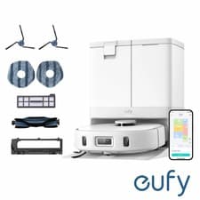 Image of Eufy X10 Pro Omni Robot Vacuum Mop Self Empty Clean Navigation Smart Home White