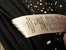 Image of Pink Soda Ladies Black Glitter Sports Leggings