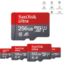 Image of SanDisk Ultra Micro SD 32GB 64GB 128GB Class 10 SDHC SDXC Memory Card & Adapter
