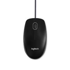 Image of Logitech B110 Wired Optical Mouse Silent USB Black 910-005508