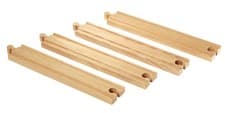 Image of Brio 33341 BRIO WORLD - Long Straight Tracks for Railway