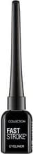 Image of Collection Cosmetics Fast Stroke Eyeliner, Quick Drying Formula, 4ml, Black