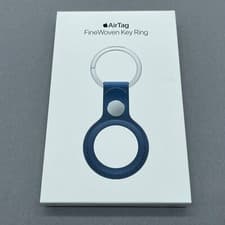 Image of Genuine Apple Airtag FineWoven Key Ring Holder Case - ALL COLOURS - New