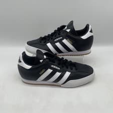 Image of Adidas Originals Samba Super Trainers Black White UK 6.5 New