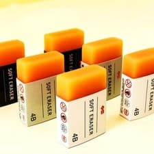 Image of Large Eraser Rubber Giant Square Soft 4B For Drawing Sketching Art Office