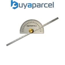 Image of Faithfull APM8268 Depth Gauge with Protractor 150mm (6in) FAIGAUGEDEPT