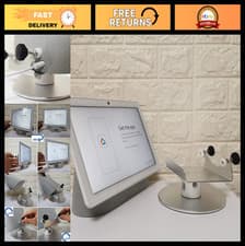 Image of Adjustable Aluminum Swivel Stand for Smart Displays - 360° Rotation, ±30° Tilt,