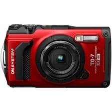 Image of OM SYSTEM Tough TG-7 Waterproof Digital Compact Camera - Red
