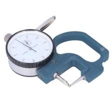 Image of Dial Thickness Gauge High Accuracy Round Thickness Tester Aluminum Alloy 0‑10mm