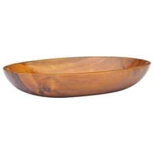 Image of Basin Solid Teak Wood 60x40x10 cm vidaXL