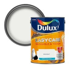 Image of Dulux Easycare Washable Tough White Cotton Matt Emulsion Paint 5L Walls Ceilings