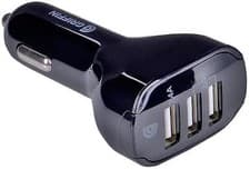 Image of Griffin 4.8 Amp 3 Port USB Car Charger Black - GP-008-BLK