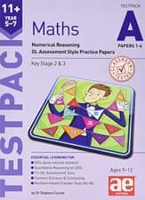 Image of 11+ Maths Year 5-7 Testpack A Papers 1-4 Numerical Reasoning GL Assessment St...