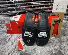 Image of Nike Men Victori One Slide SB - Black/White - Size 7 - NIB