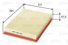 Image of VALEO 585263 Air Filter for JEEP