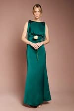 Image of Coast Emerald Fit & Flare Dress Womens Bridesmaids Dresses