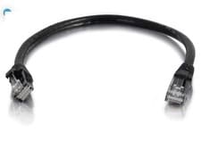 Image of C2G 1m Cat6 Booted Unshielded (UTP) Network Patch Cable - Black, compatible