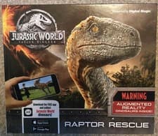 Image of Jurassic World Fallen Kingdom Raptor Rescue Book By Digital Magic New