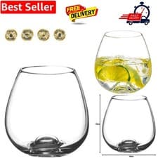 Image of TU3025/3PK - Stemless Crystal Tumblers - Set of 3 x 440ml