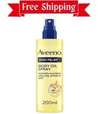 Image of Aveeno Daily Moisturising Body Cleansing Oil (1x 200ml) Nourishing Shower Oil