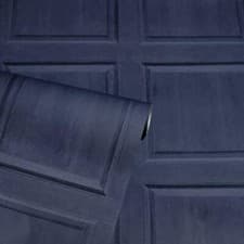 Image of Navy Blue Washed Wood Panelling Rustic Panel 3D Effect Arthouse Wallpaper 909601