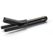 Image of BaByliss 9000 Cordless Wavre Triple Barrel Waver 9004U UK Black
