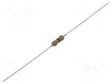 Image of 560kΩ Resistor: carbon film Ø0.4x28mm Ø2.3x6mm ±5% THT 0.25W
