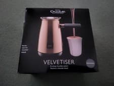 Image of Hotel Chocolat Velvetiser Hot Chocolate Machine - Charcoal with Two Cups NEW