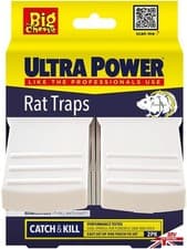 Image of The Big Cheese Ultra Power Ready-Baited Rat Trap – Twinpack, Kills Rats, Read